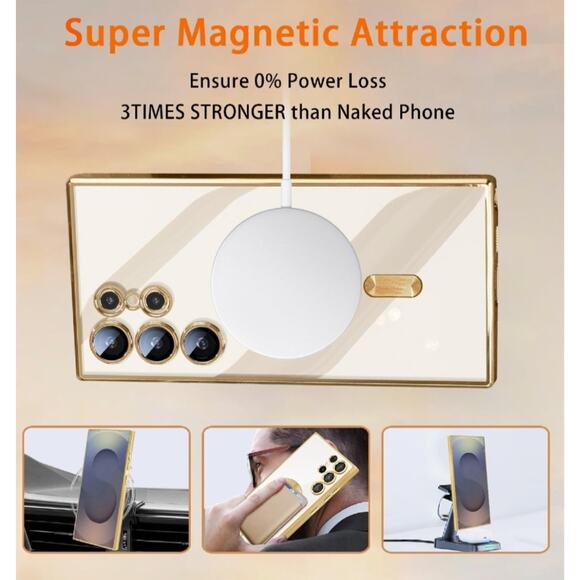 Samsung Galaxy S25 Ultra Case with 2X Screen Protector & Camera Protection, - Picture 4 of 6